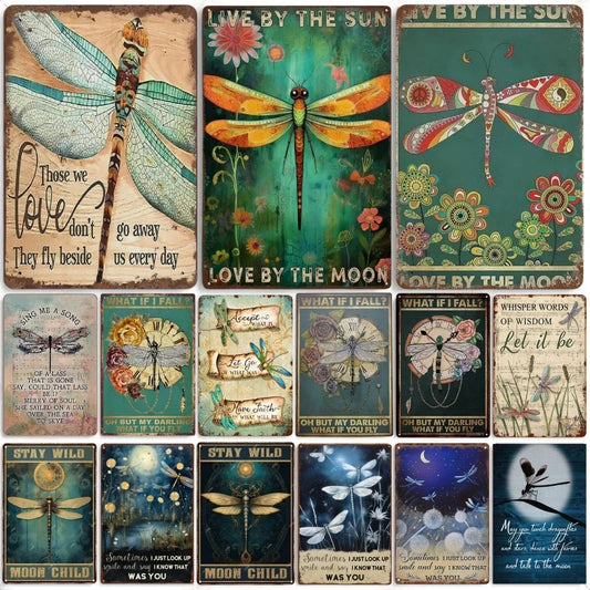 Metal Dragonfly Wall Art