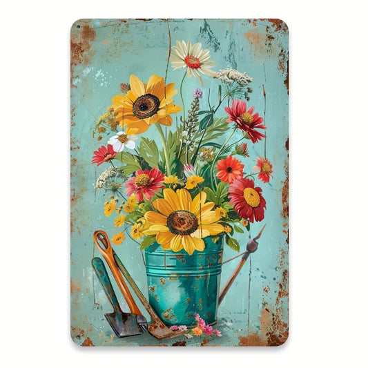 Metal Flower Art Wall Decor